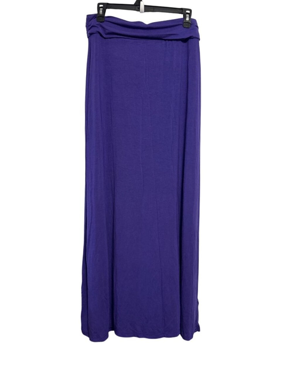J.Crew Womens Purple Modal Blend Maxi Skirt Style 76784 Size M Comfortable & Str